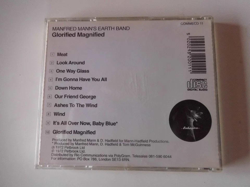 MANFRED MANN`S EARTBAND GLORIFIED MAGNIFIED CD - Bild 2 von 2