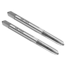 2pcs Hand Plug Tap M5 x 0.8 H2 Thread Plug Style Screw Tapping Threading Tool