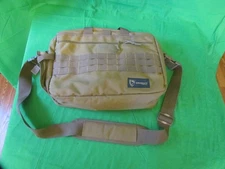 Drago Gear Tactical Messenger Laptop Bag Coyote Brown MOLLE Shoulder Briefcase