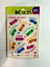 Vintage Hallmark Ambassador Stickers for Kids, CRAYONS rewards, NEW