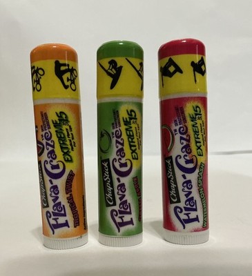 Chapstick Rare Flava Craze, 3 pack NEW  Tropical Twist Watermelon Splash Y2k
