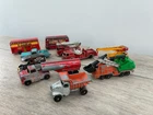 10 Vintage Mixed Diecast Car Lot Matchbox Hot Wheels Tootsietoy Gas Tanker Truck