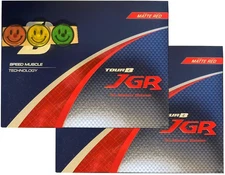 Tour B Jgr Golf Balls, 2025 Model (Bonus Included) (2 Dozen Red)_