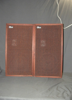 Pair Ohm Acoustics Electrodynamic Speakers Model E - Tested, Sound Great