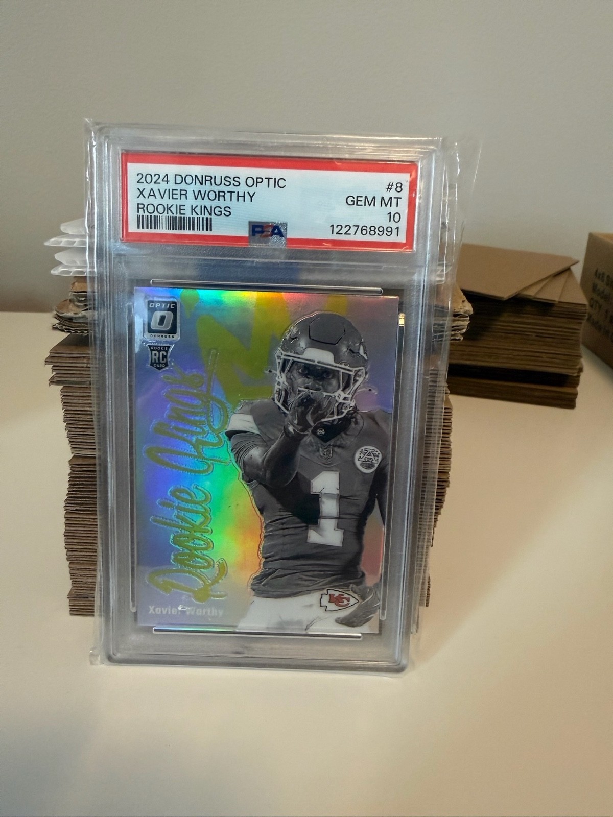 Xavier Worthy Panini Donruss Optic Rookie Kings #8 Base