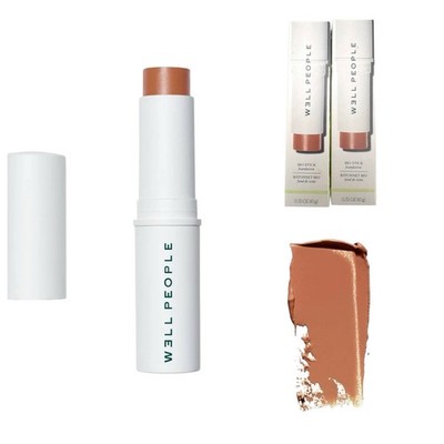 NIB~ Well People Bio Stick 7N Foundation Stick x2 LOT Satin Concealer Bronzer #8