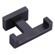 Heavy Duty Stainless Steel Double Towel Robe Coat Hook Wall Oil Rubbed Bronze