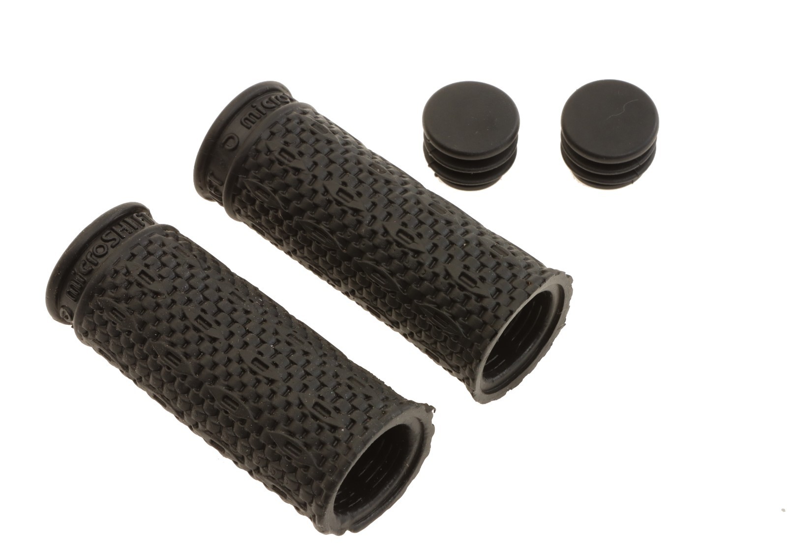 Пара ручек MicroSHIFT 85 мм для переключателей Grip Twist черные с торцевыми крышками NOS 2090₽