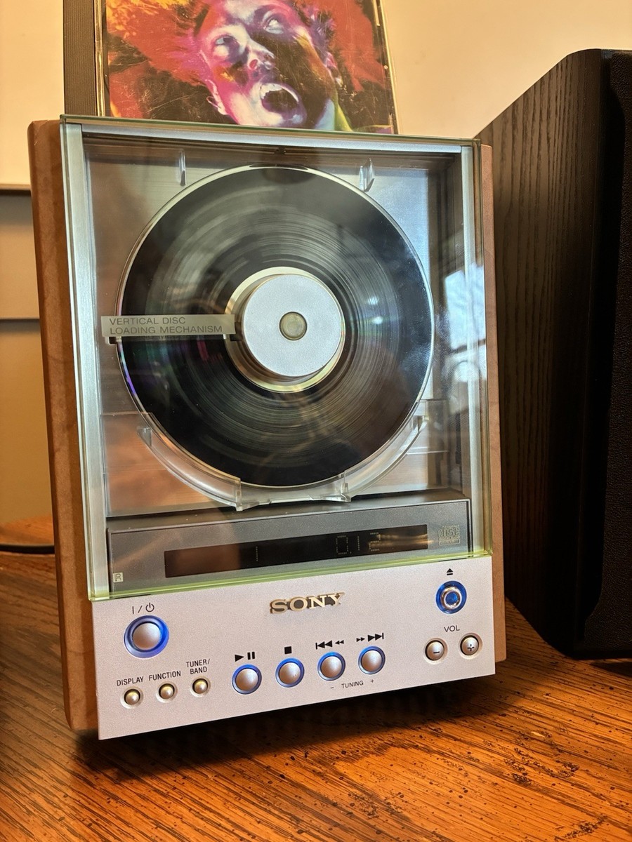 Refurbished Sony CMT-EX1 CD Player with Sony Speakers (Read
