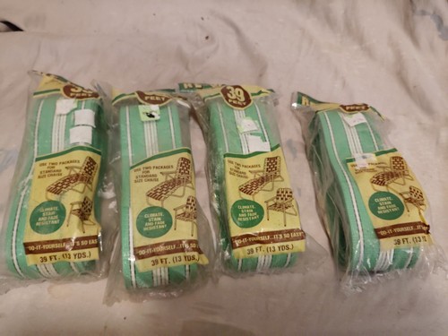 4 Vintage Wellington RE-WEB KITs Lawn Chair Webbing 39 Feet Per Package