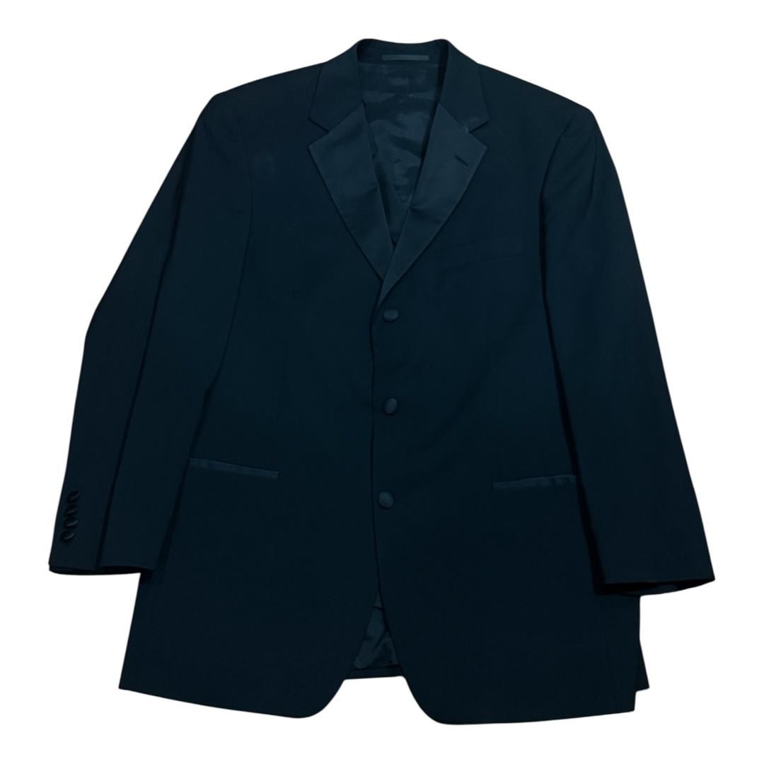 Hugo Boss Tuxedo Suit Mens 42 Regular Black Wool Chaplin Charlie