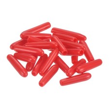 uxcell 100pcs Rubber End Caps 1.8mm 1/16" ID Vinyl PVC Round Tube Bolt Cap Cove