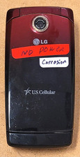 LG Wave UX380 - Red and Black  U.S. Cellular  Rare CDMA Flip Phone - READ