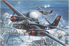 HobbyBoss A-26C Invader Bomber - Plastic Model Airplane Kit - 1/32 Sale - #83214