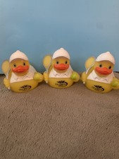 3 Souvenir Rubber Ducks From New York US Tennis Open 2011 2012 2013 Hard To Find