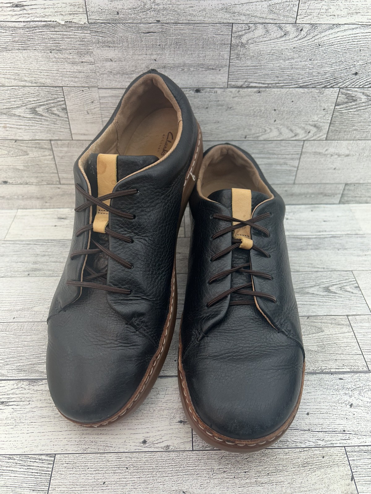 SAOLA Scarpe Clarks donna taglia 11M pelle stringate comode suola ammortizzata casual 26128029
