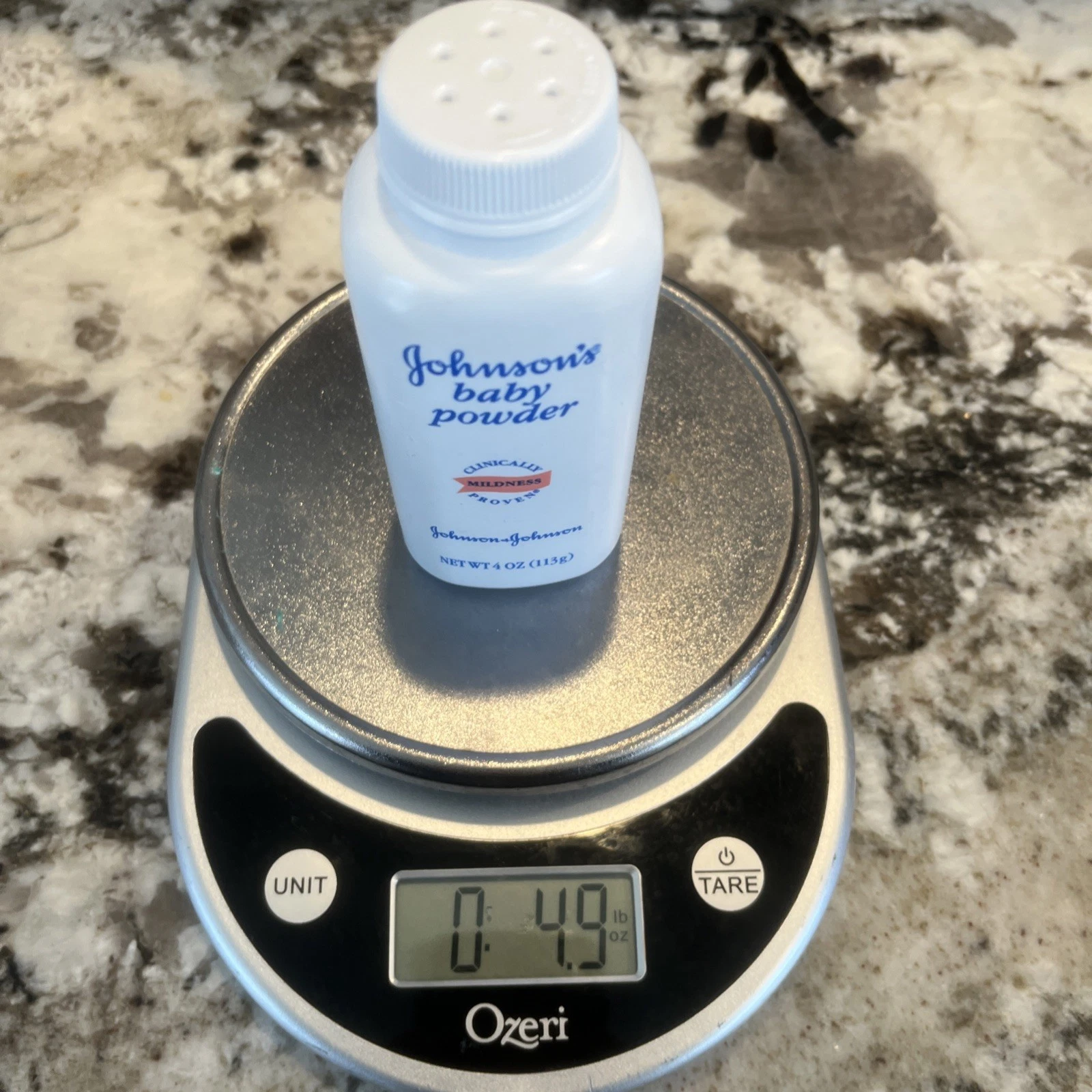 Vintage 1996 Johnson's Baby Powder 4 oz Size
