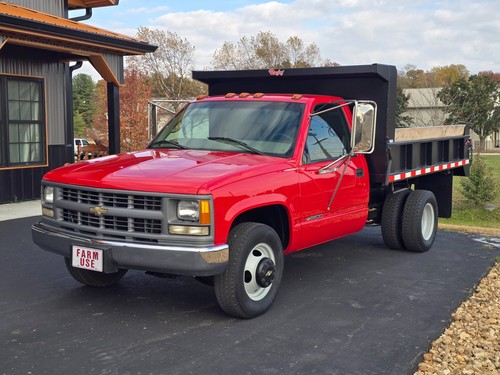 1997 Chevrolet Cheyenne 3500 HD Dump Truck Auto AC 350ci V8 Posi 30k Act Mi !!!