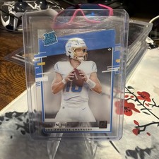 2020 Panini Chronicles - Clearly Donruss Rated Rookie Justin Herbert #RR-JH (RC)