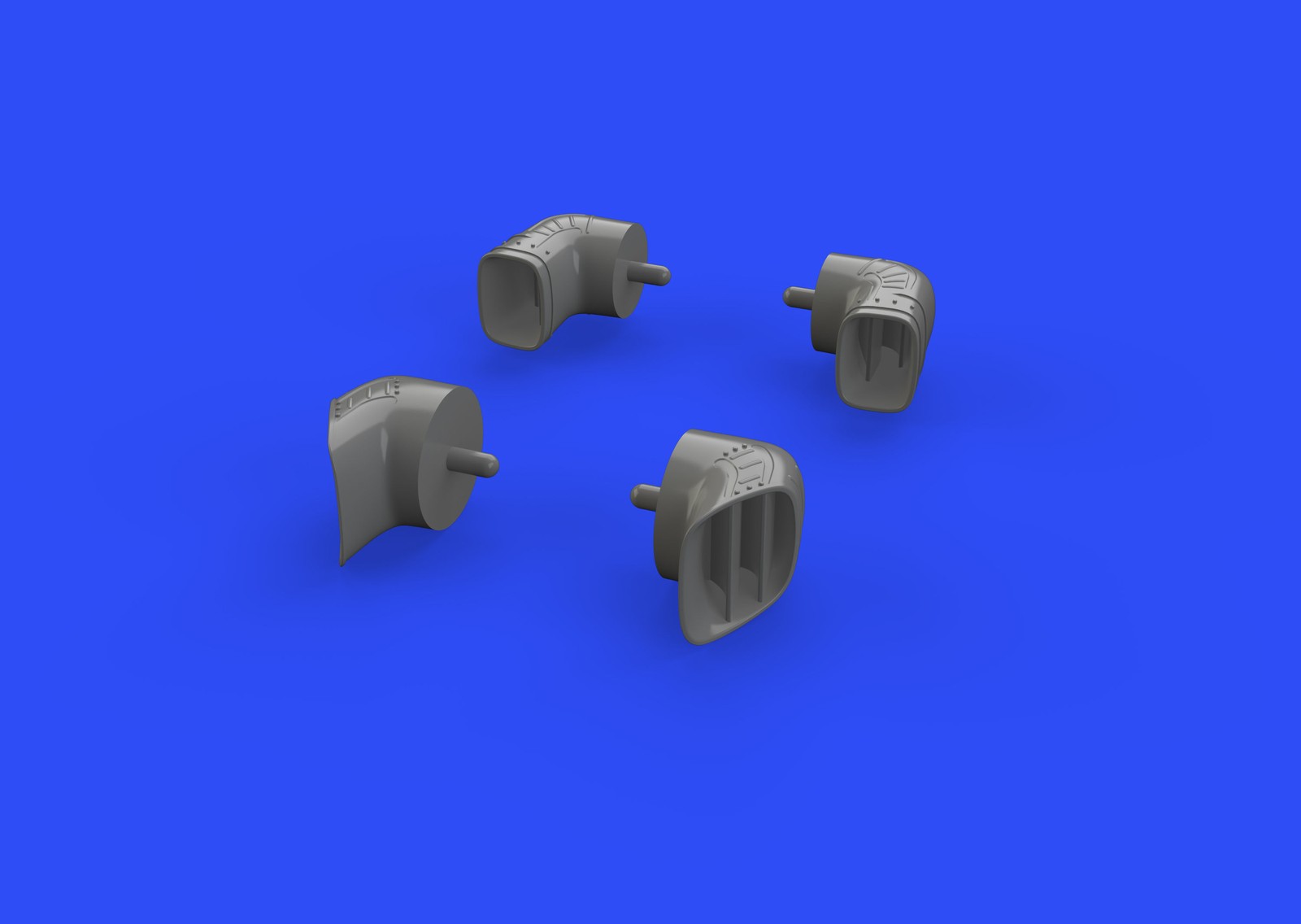 Eduard Accessories 648267 - 1:48 Harrier Gr Mk.7/9 Exhaust Nozzles For Eduard/Ha
