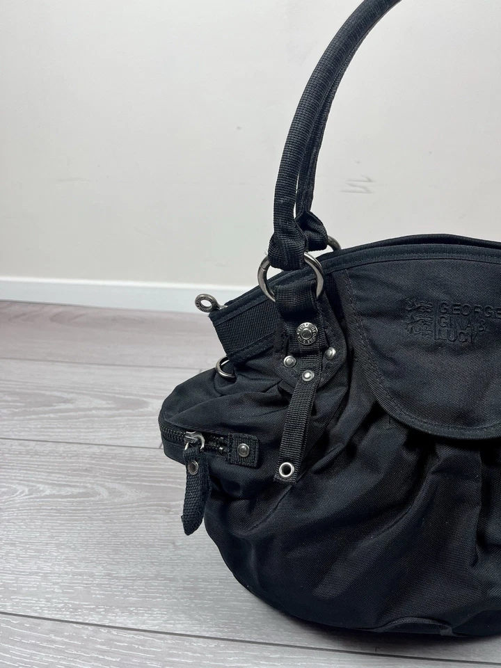 George Gina & Lucy Bar B. Y2K Black Avante Garde Hand Bag Womens One Size - Image 4 of 4