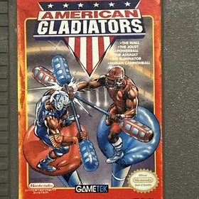 American Gladiators Nintendo Entertainment System NES Game Cartridge 1991 Tested