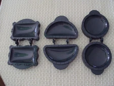 3Pcs GREEN Mini Pie Molds Dough Presser Hand Pie Molds Set for Baking CROFTON