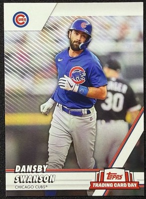 Dansby Swanson 2024 Topps Trading Card Day #NTCD-B6 Chicago Cubs