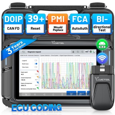 VD70S Car Full System Diagnostic Scanner OBD2 Scan Tool ECU Coding Active Test