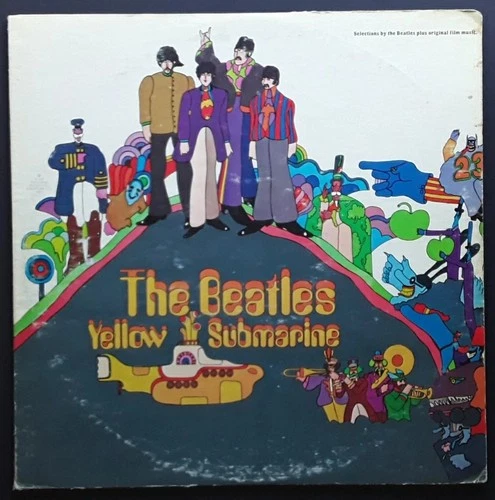 Beatles Apple Records SW 153 Yellow Submarine 1971 LA Pressing 12" Vinyl LP