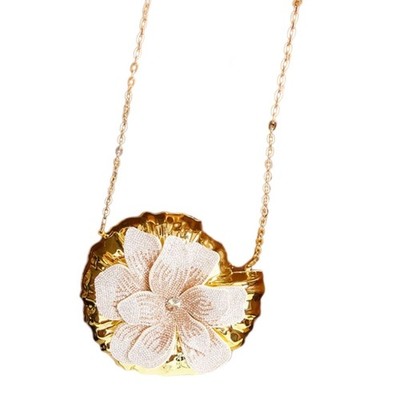 Fashion Acrylic Handbag With Textured Shell And Floral Decorations Shoulder Bag