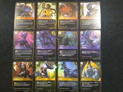 RIFTBOUND UNLEASHED 24 CARD CHAMPION UNIT RARE FOILS SET