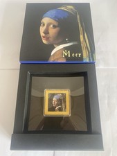2022 Niue Girl with a Pearl Earring Treasures of World Painting 1oz Silver Proof