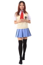 Tari Tari Cosplay Costume Shirahama Hill High School Female Fall Uniform V1 Set
