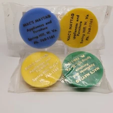 4 VTG Macs Maytag Appliances & Furniture Spring Hill West Virginia Pop Caps Lot