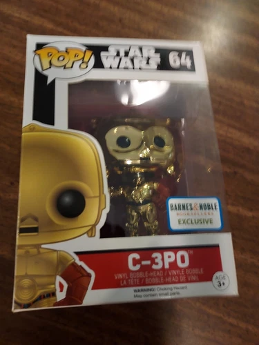 Funko POP! Star Wars The Force Awakens C-3PO Chrome #64 Vinyl Figure,New In Box