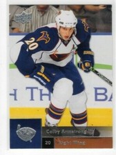 Colby Armstrong 09-10 Upper Deck Series 1 Base Common #80 Atlanta Thrashers