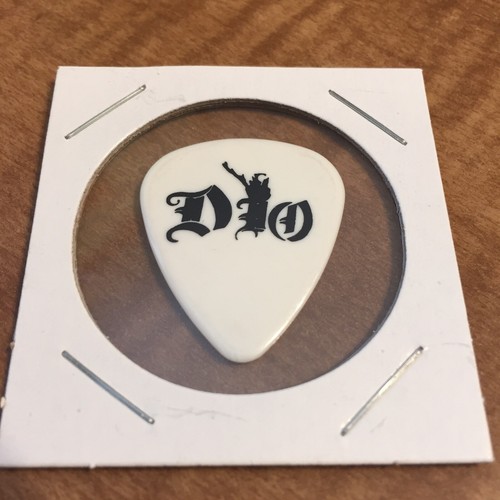 Dio Jeff Pilson Guitar Pick Rock Band Concert World Tour Bass Ronnie James Metal