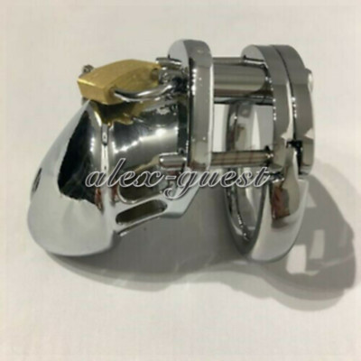 Stainless Steel Metal Lock Key Male Chastity Device Cage Shackle