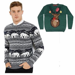 mens bear sweater