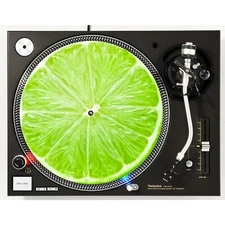 DJ Green Lime Slice Slipmat Turntable 12" LP Record Player, DJ Audiophile