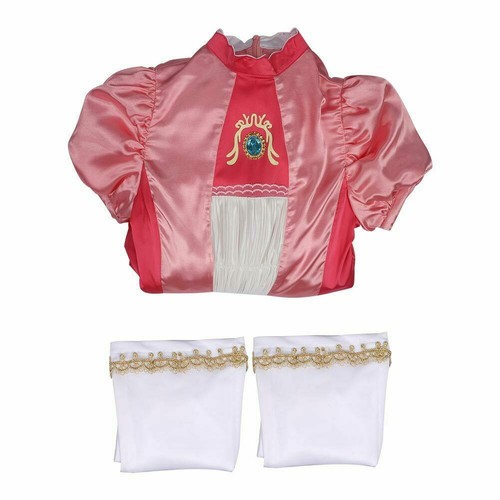 Princess Peach Cosplay Costume Dress Outfits Halloween Carnival Suit Pink Skirt - 第 9/11 張圖片