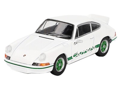 PORSCHE 911 CARRERA RS 2.7 GRAND PRIX WHITE 1/64 DIECAST CAR BY