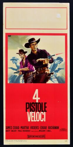 Plakat 4 Vier Pistolen Mixgetränke James Craig Western B92 - Bild 1 von 1