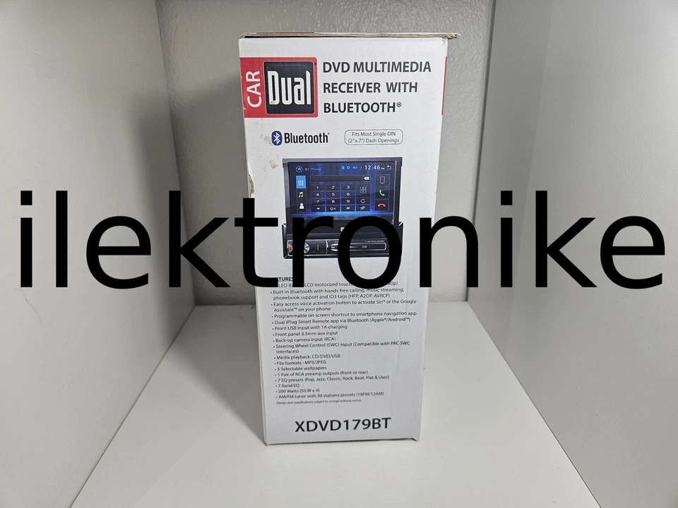NEW Dual Electronics XDVD179BT 7" LED Touch Screen Multimedia Receiver Bluetooth - Image 3 of 3