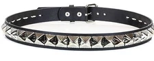 1" Pyramid Studded Leather Belt Punk Goth Sid Vicious Thrash metal Punk Goth