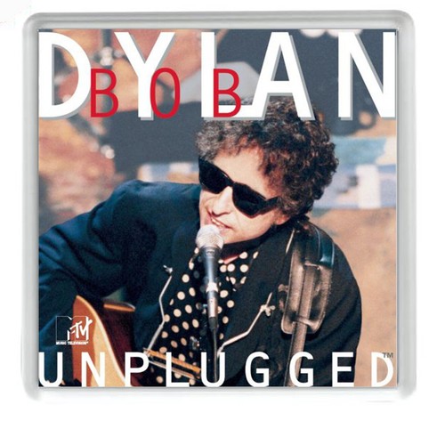 Bob Dylan Set Of 2 Classic Album Cover Reproduction , Acrylic Coaster 100x100mm - Picture 2 of 2