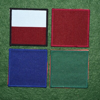 The Parachute Regiment Drop Zone Flash's - 4er Set