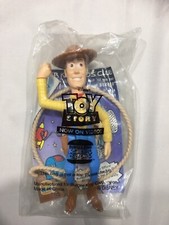 1996 ORIGINAL TOY STORY MOVIE WOODY COWBOY BURGER KING KIDS CLUB TOYS Sealed VTG