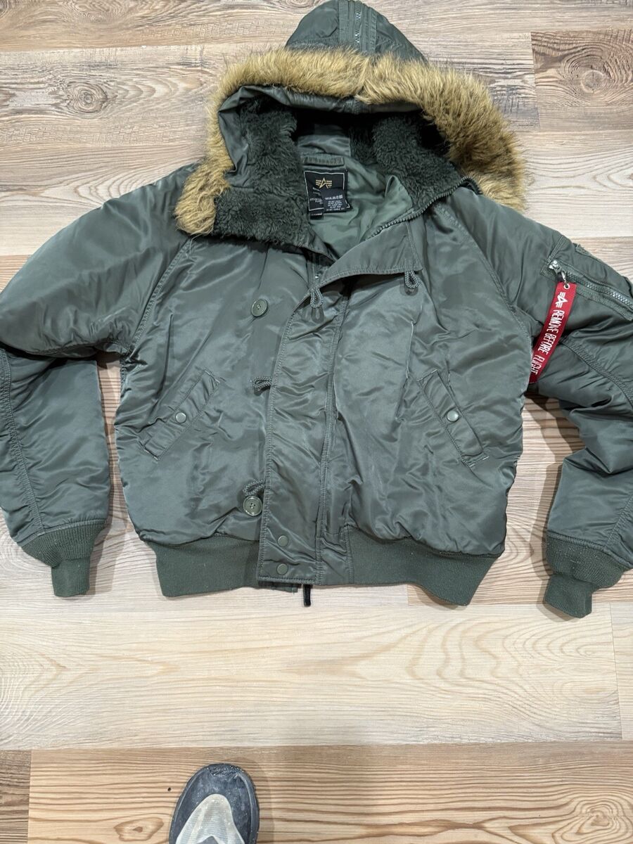 Alpha Industries N-2B Military Bomber Jacket Men's Size XL Alpha Industries N-2B Military Bomber Jacket Men's Size XL